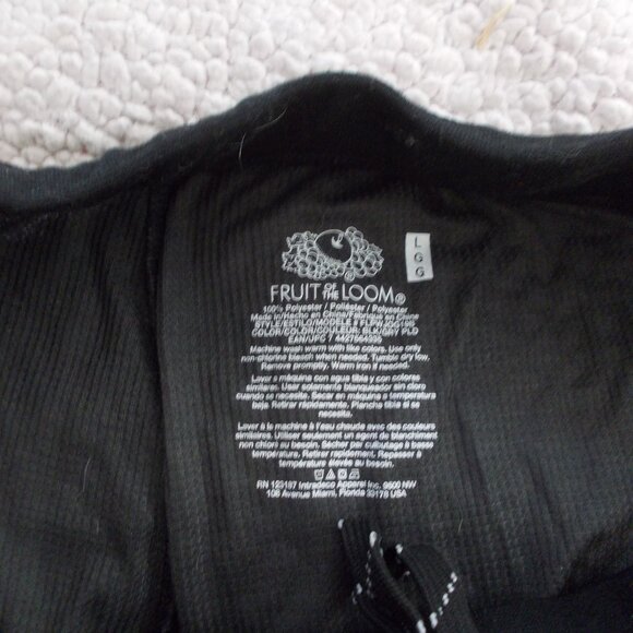 Fruit of the Loom Plaid Sleep Lounge Pants Size L - Picture 3 of 4